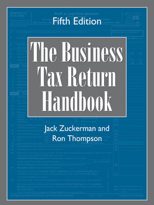 cover image of The Business Tax Return Handbook